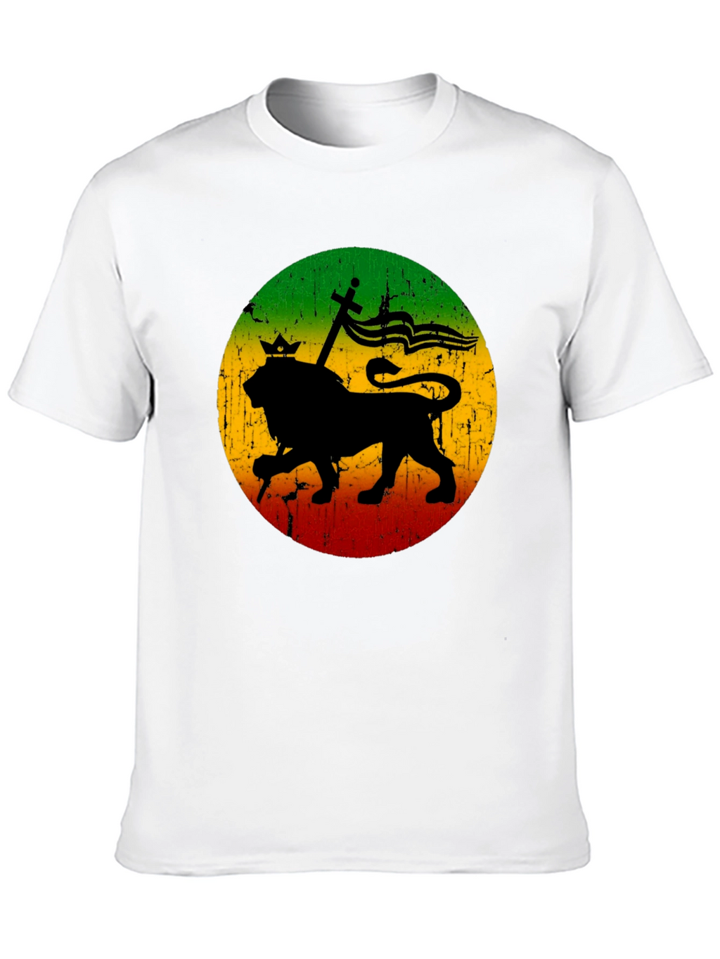 Rasta Lion T-Shirt - Reggae Inspired Graphic Tee
