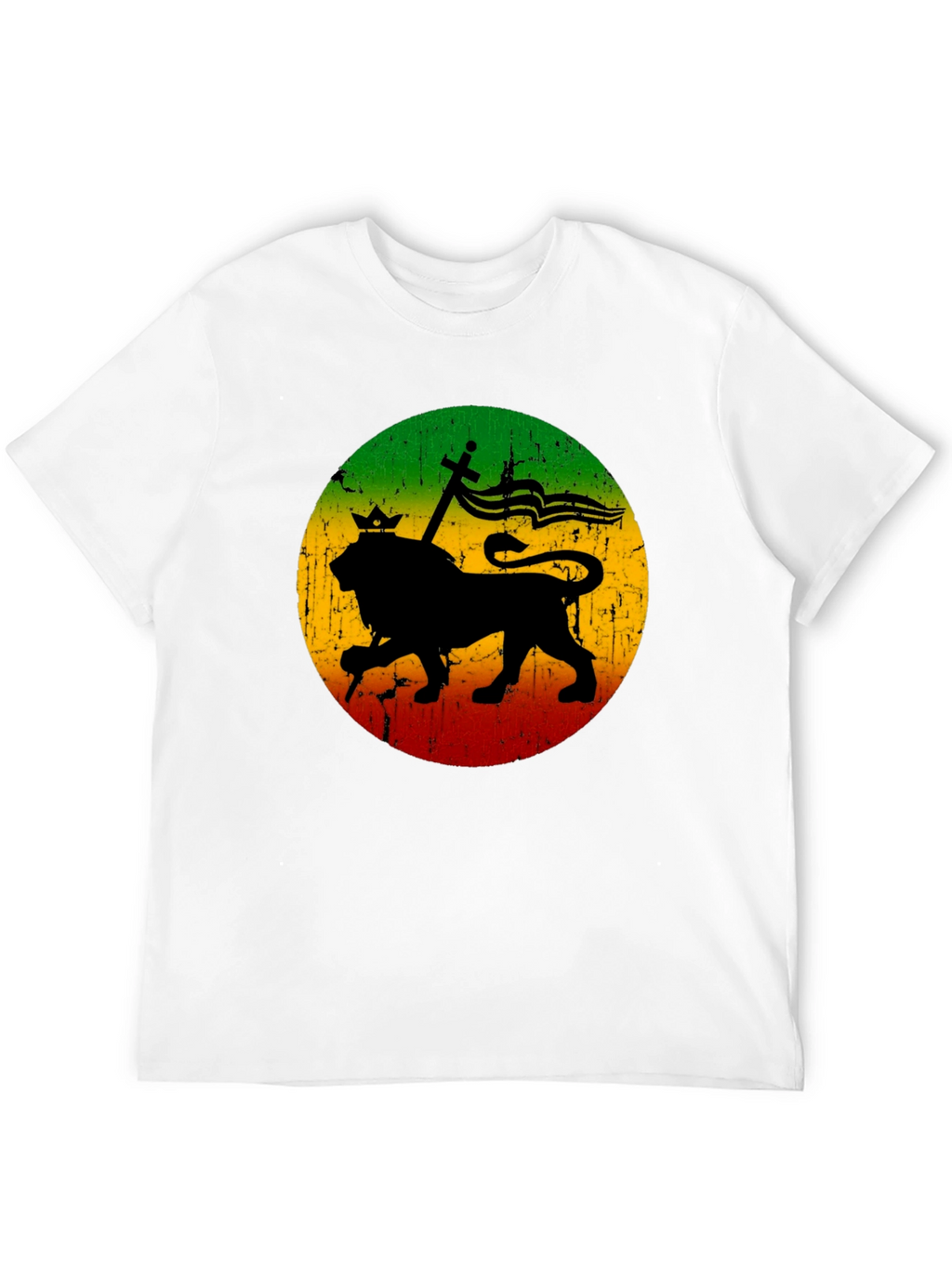 Rasta Lion T-Shirt - Reggae Inspired Graphic Tee