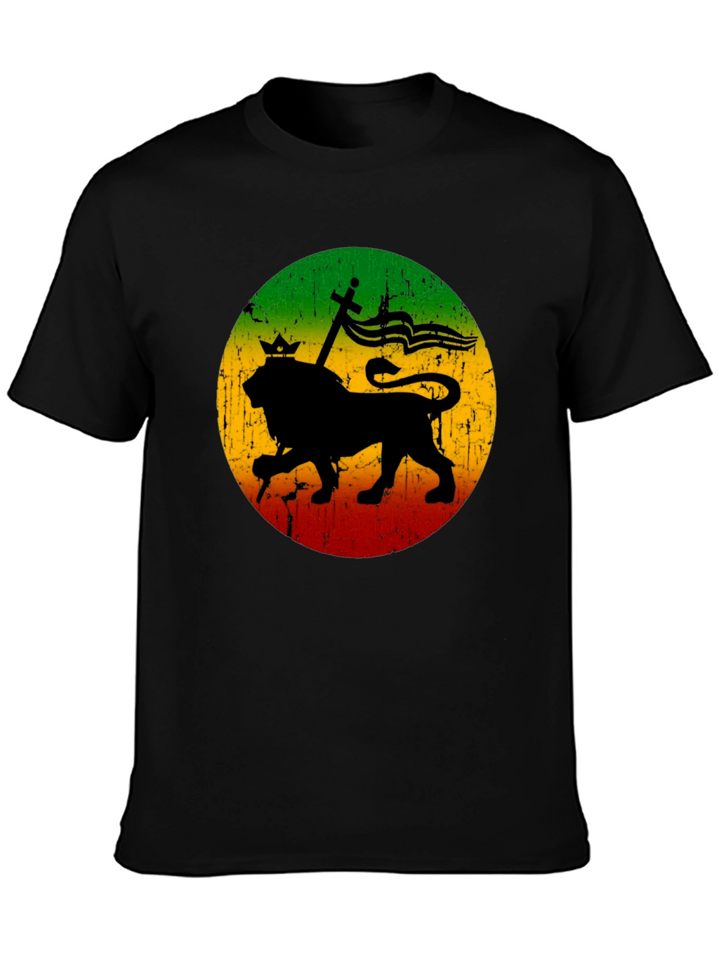 Rasta Lion T-Shirt - Reggae Inspired Graphic Tee