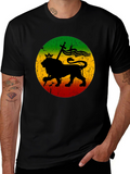 Rasta Lion T-Shirt - Reggae Inspired Graphic Tee