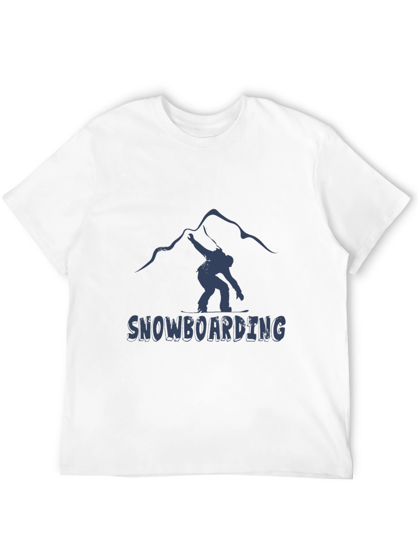 Snowboarding Graphic T-Shirt - Mountain Design