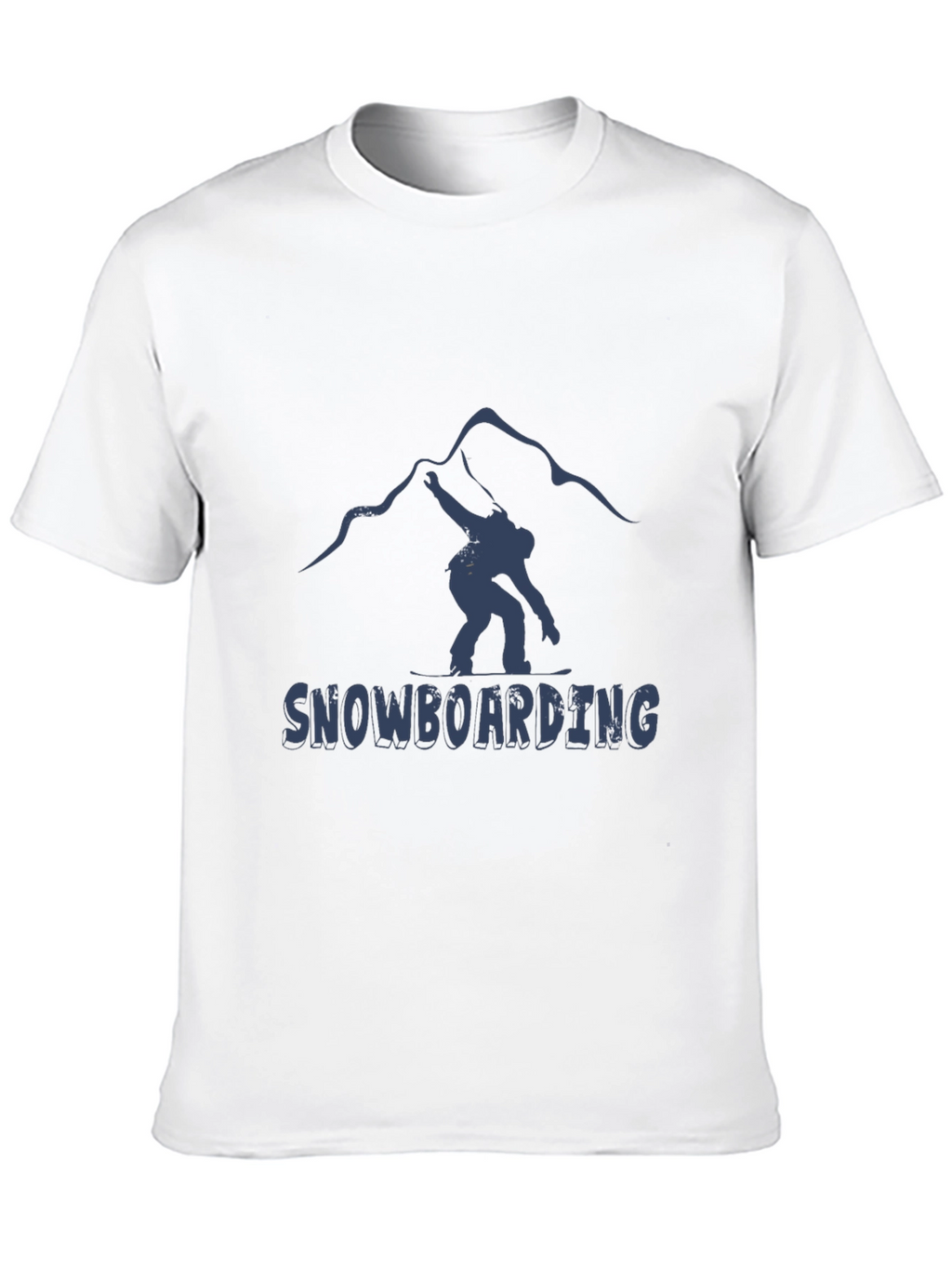Snowboarding Graphic T-Shirt - Mountain Design