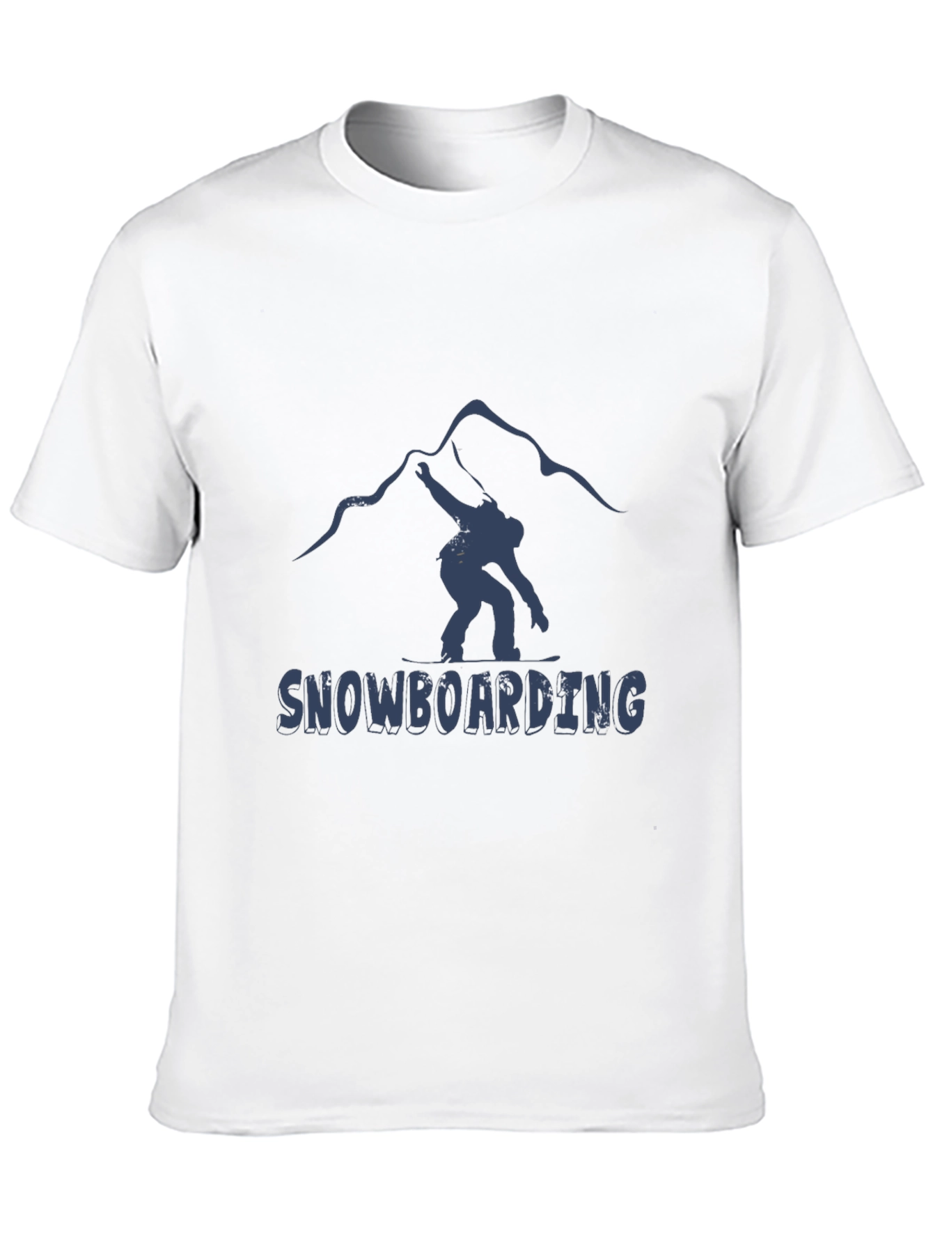 Snowboarding Graphic T-Shirt - Mountain Design