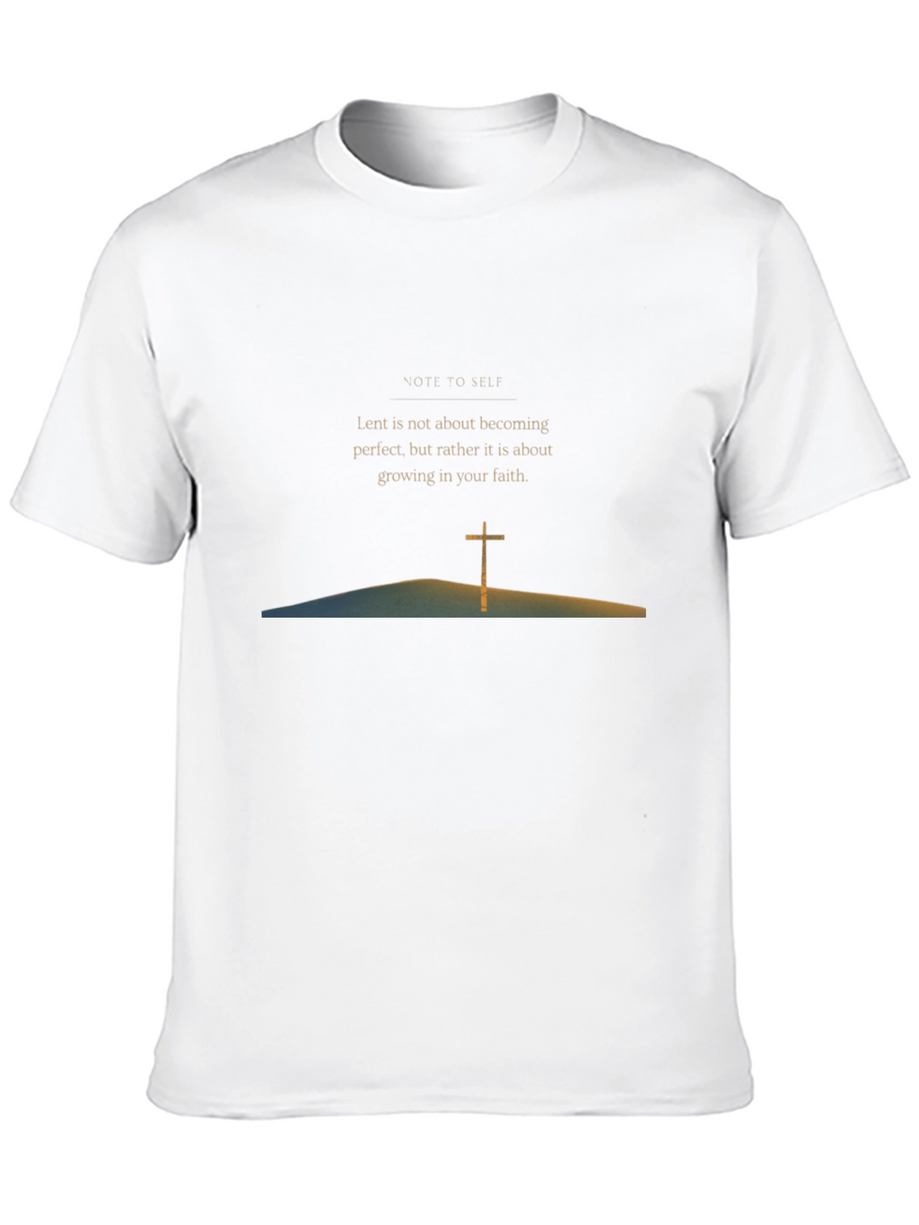 Lent Faith Black Graphic Tee