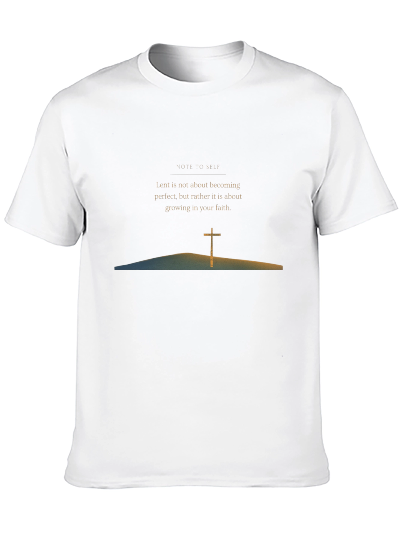 Lent Faith Black Graphic Tee