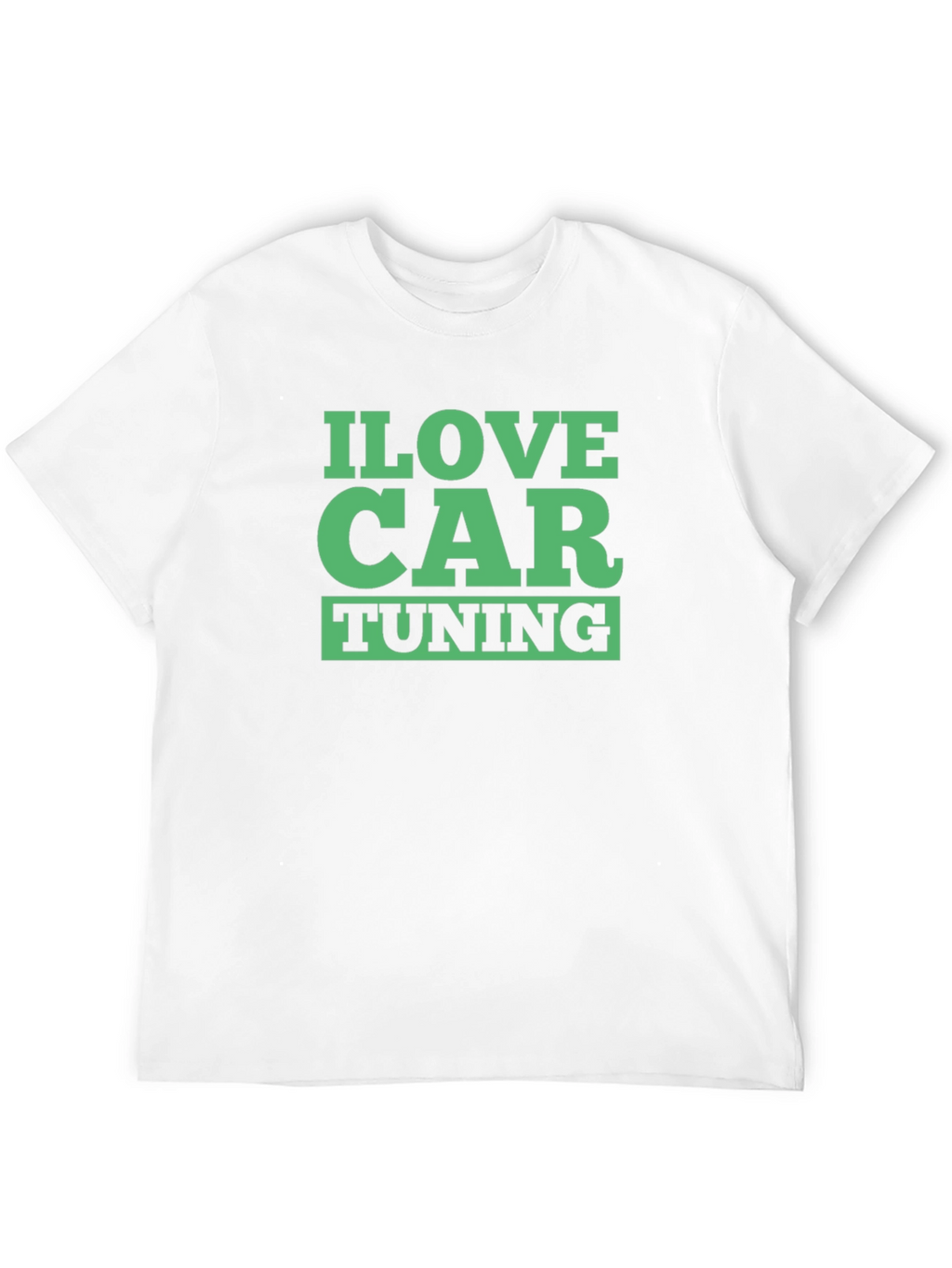 I Love Car Tuning Black T-Shirt