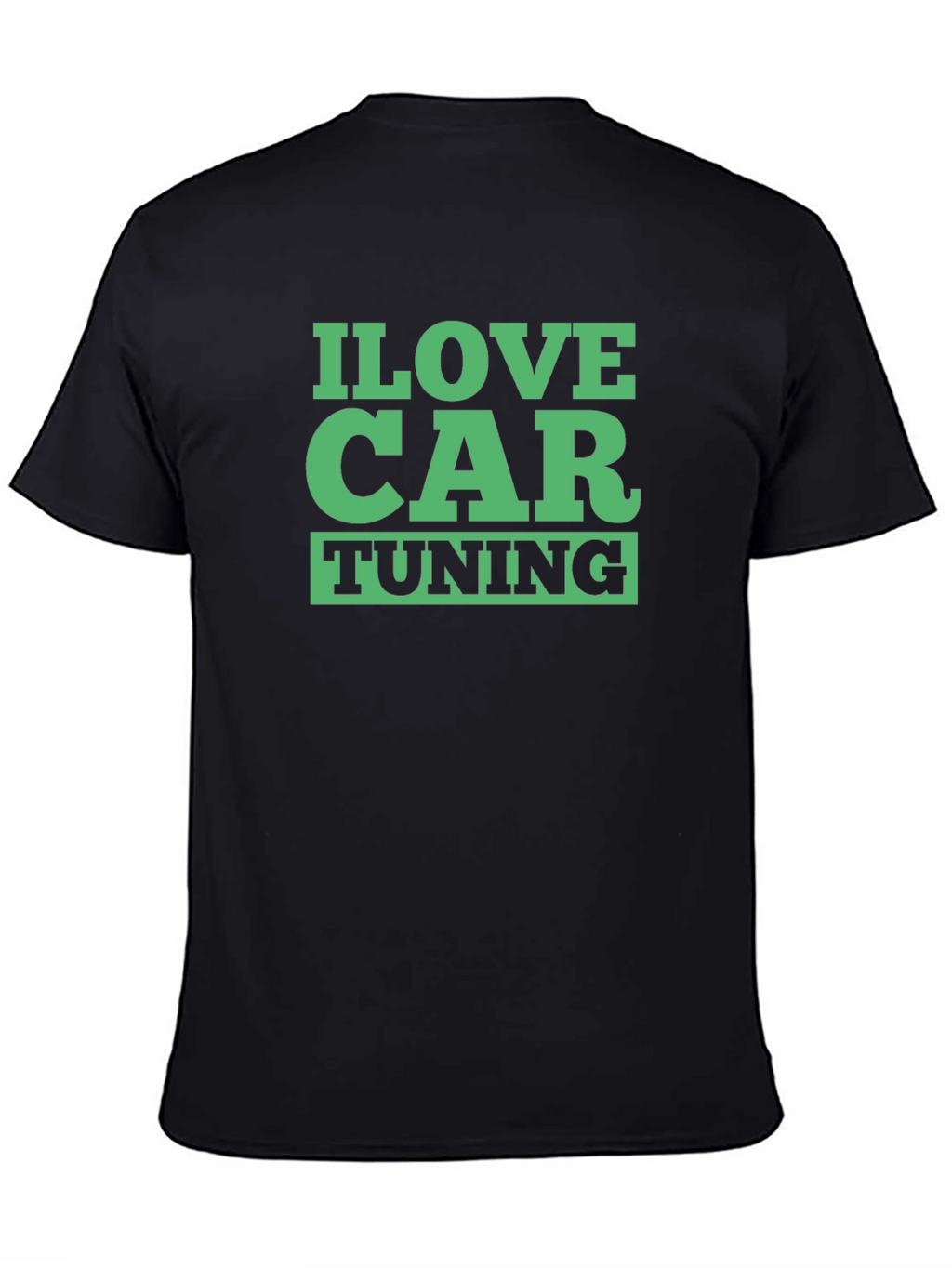I Love Car Tuning Black T-Shirt