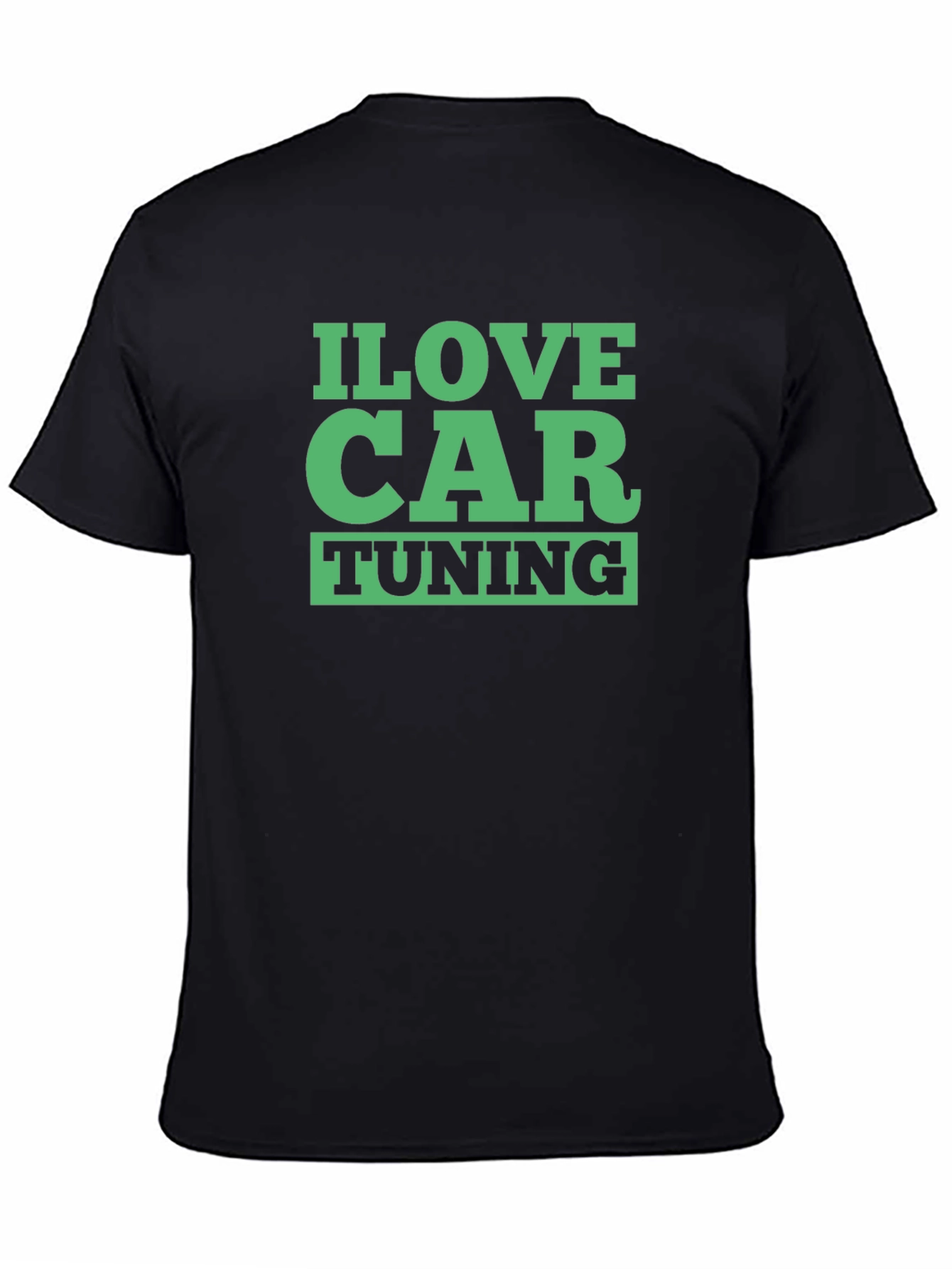 I Love Car Tuning Black T-Shirt