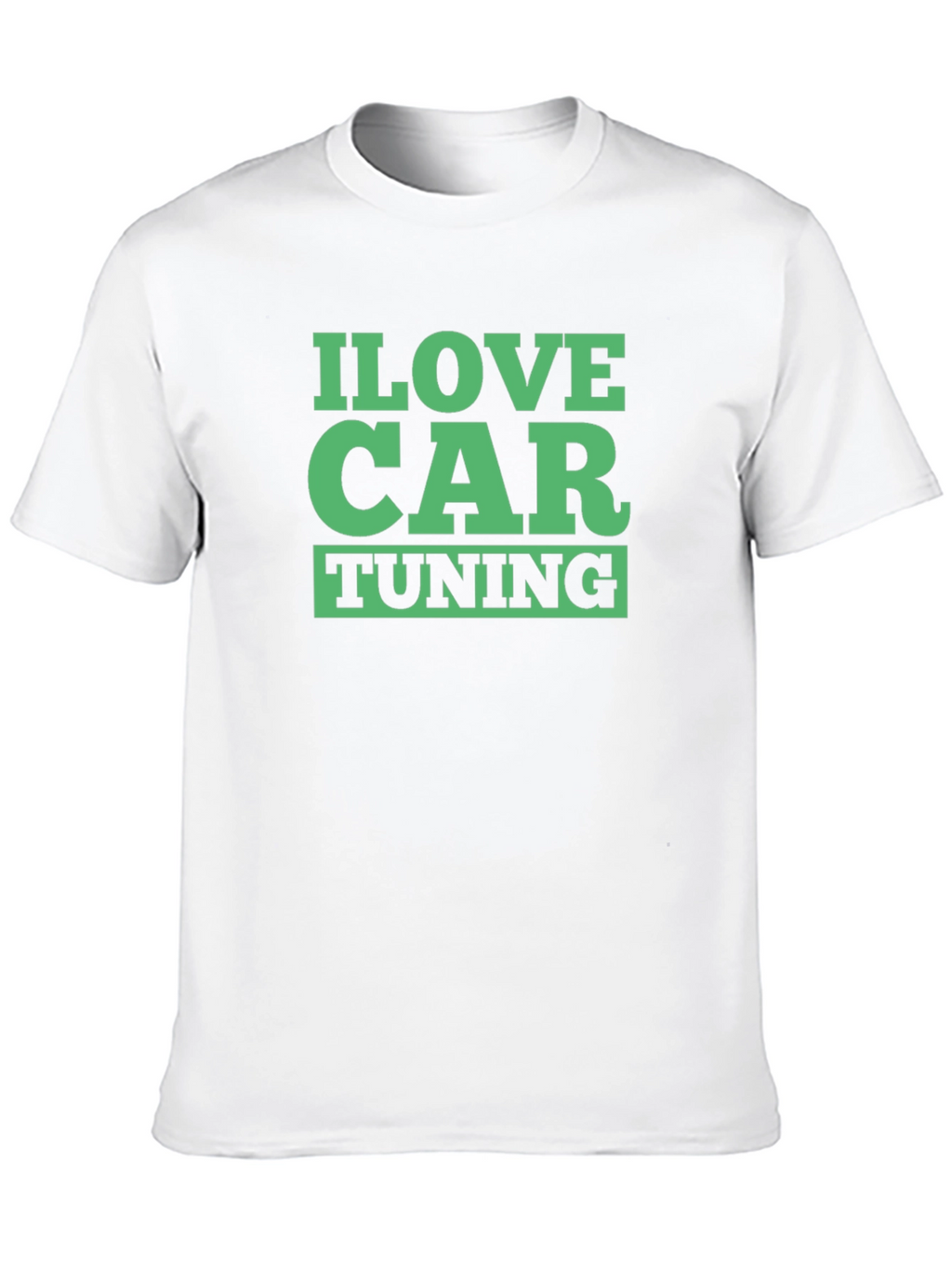 I Love Car Tuning Black T-Shirt