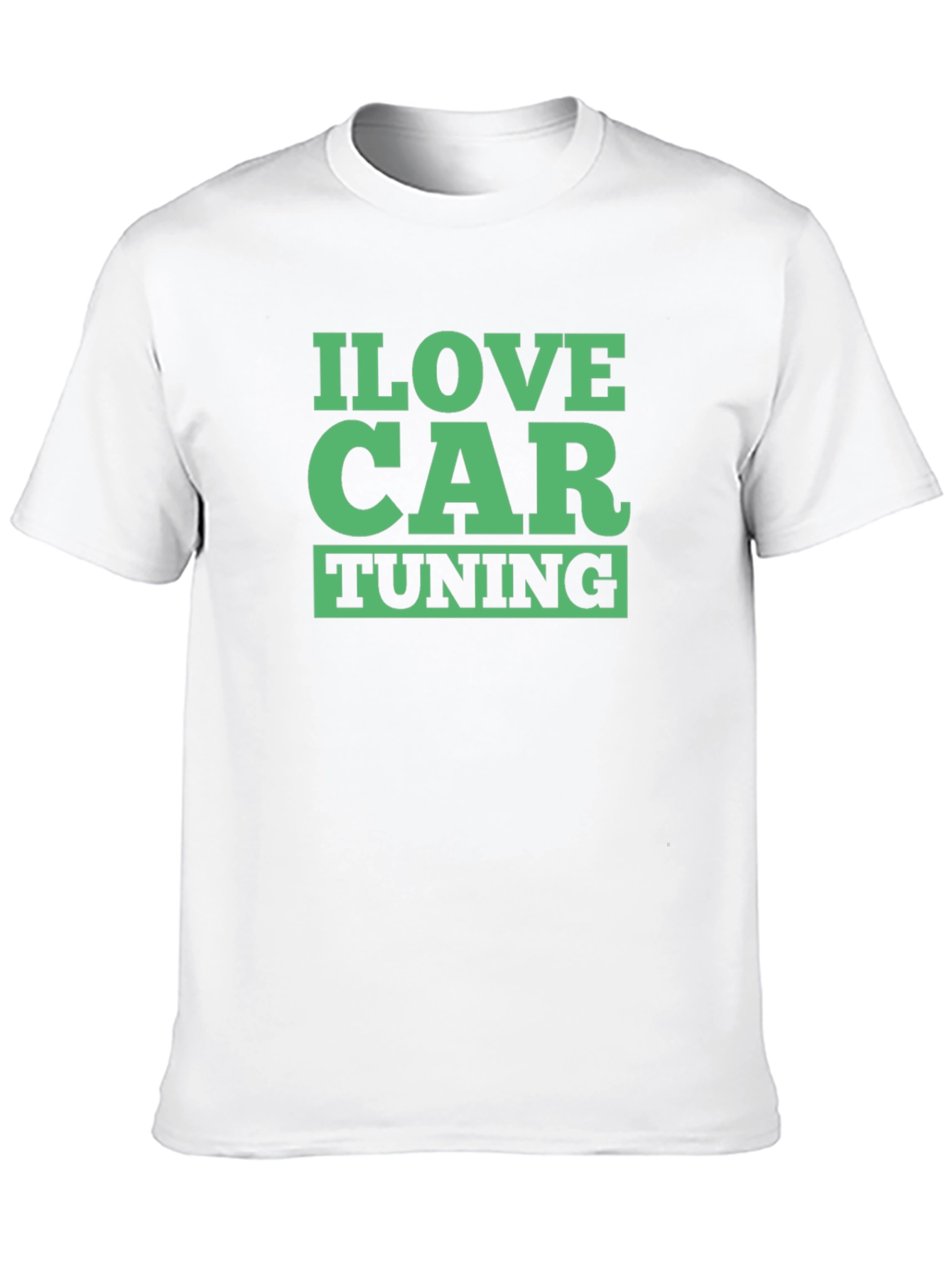 I Love Car Tuning Black T-Shirt