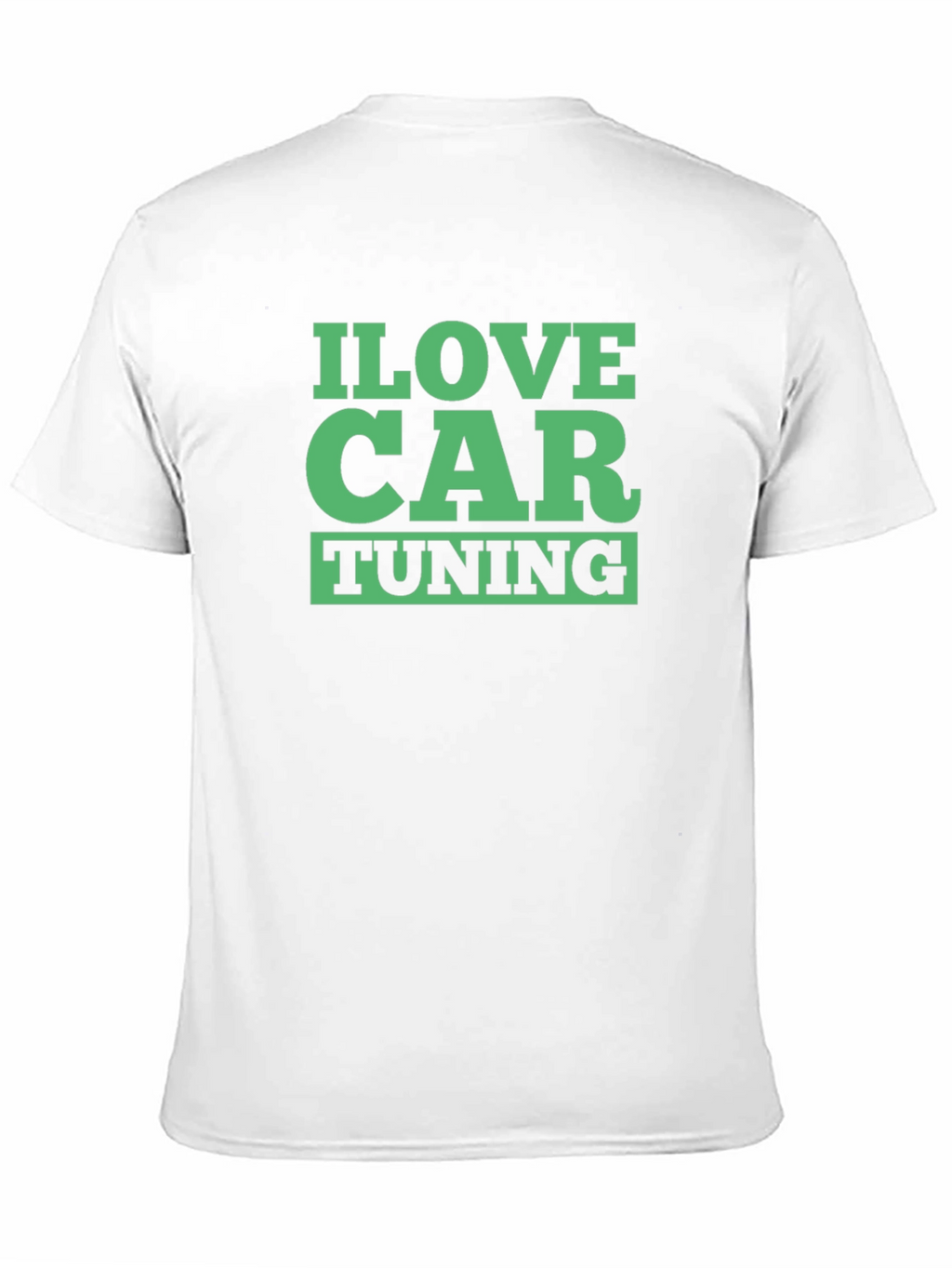 I Love Car Tuning Black T-Shirt