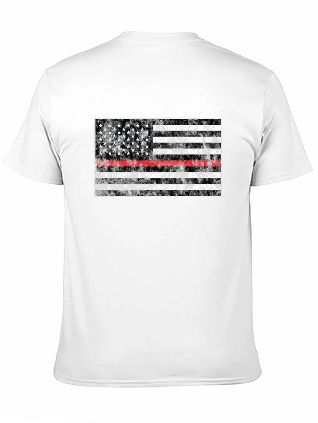 Thin Red Line American Flag Graphic Tee