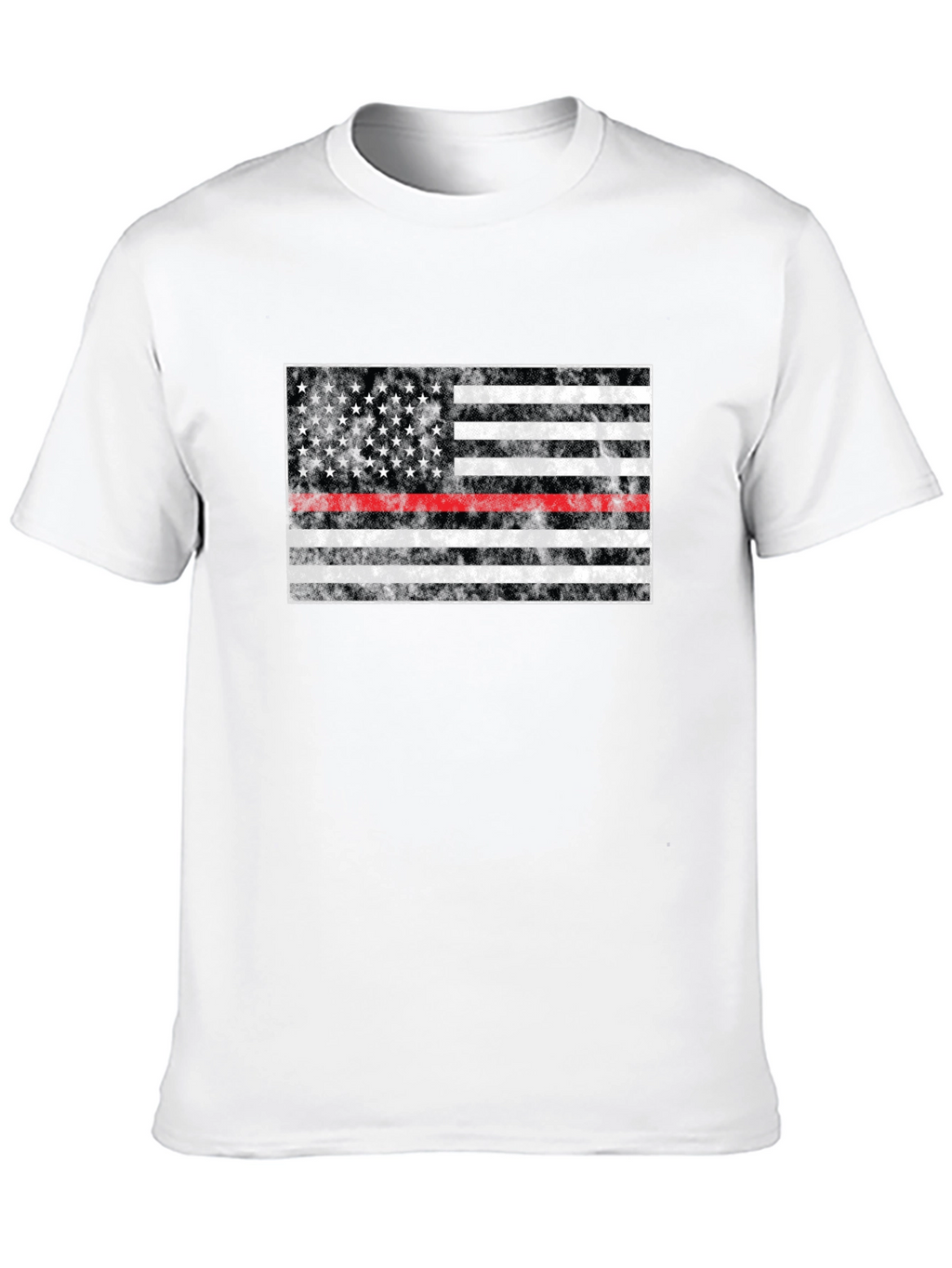 Thin Red Line American Flag Graphic Tee