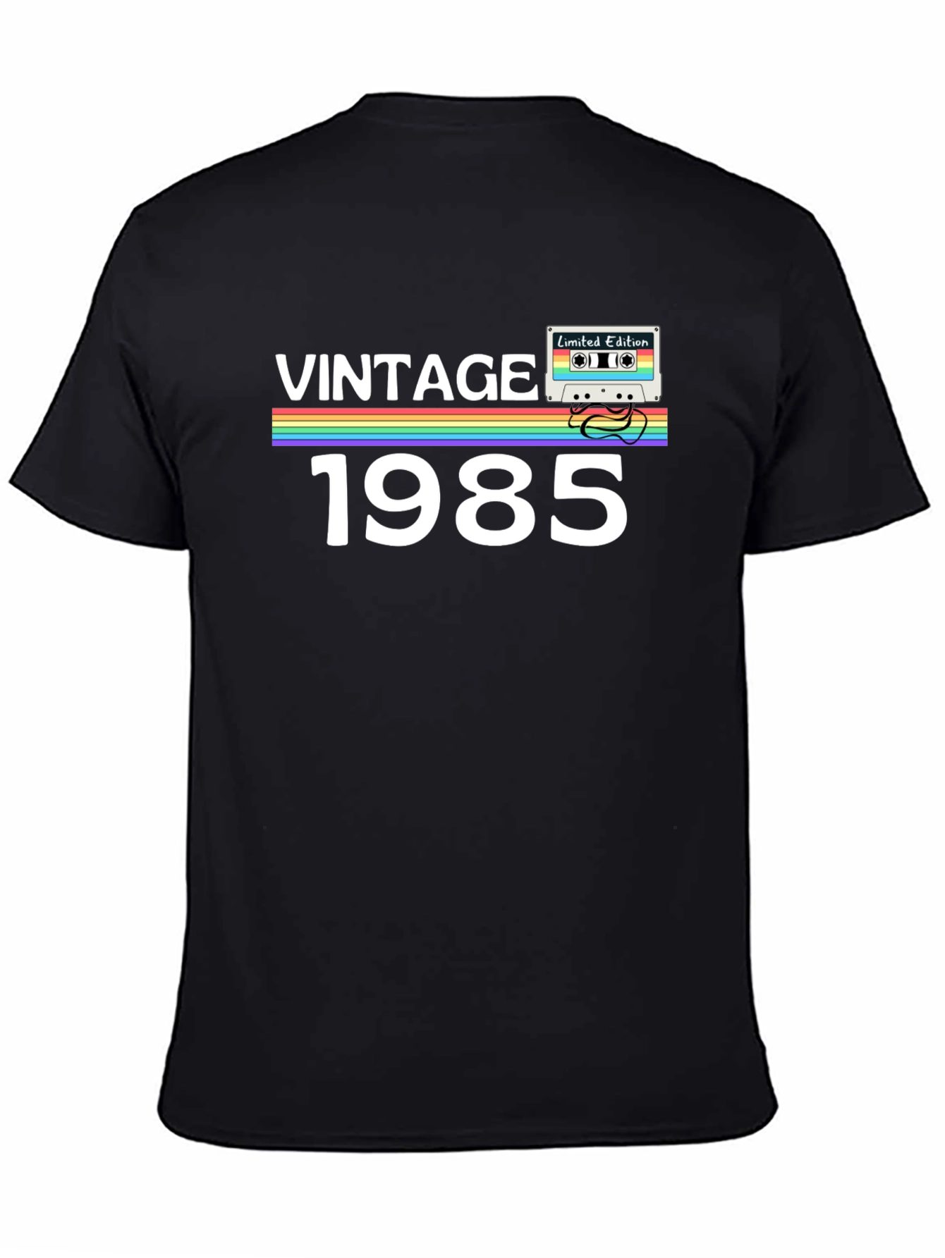 Vintage 1985 Cassette Tape T-Shirt - Retro Birthday Gift