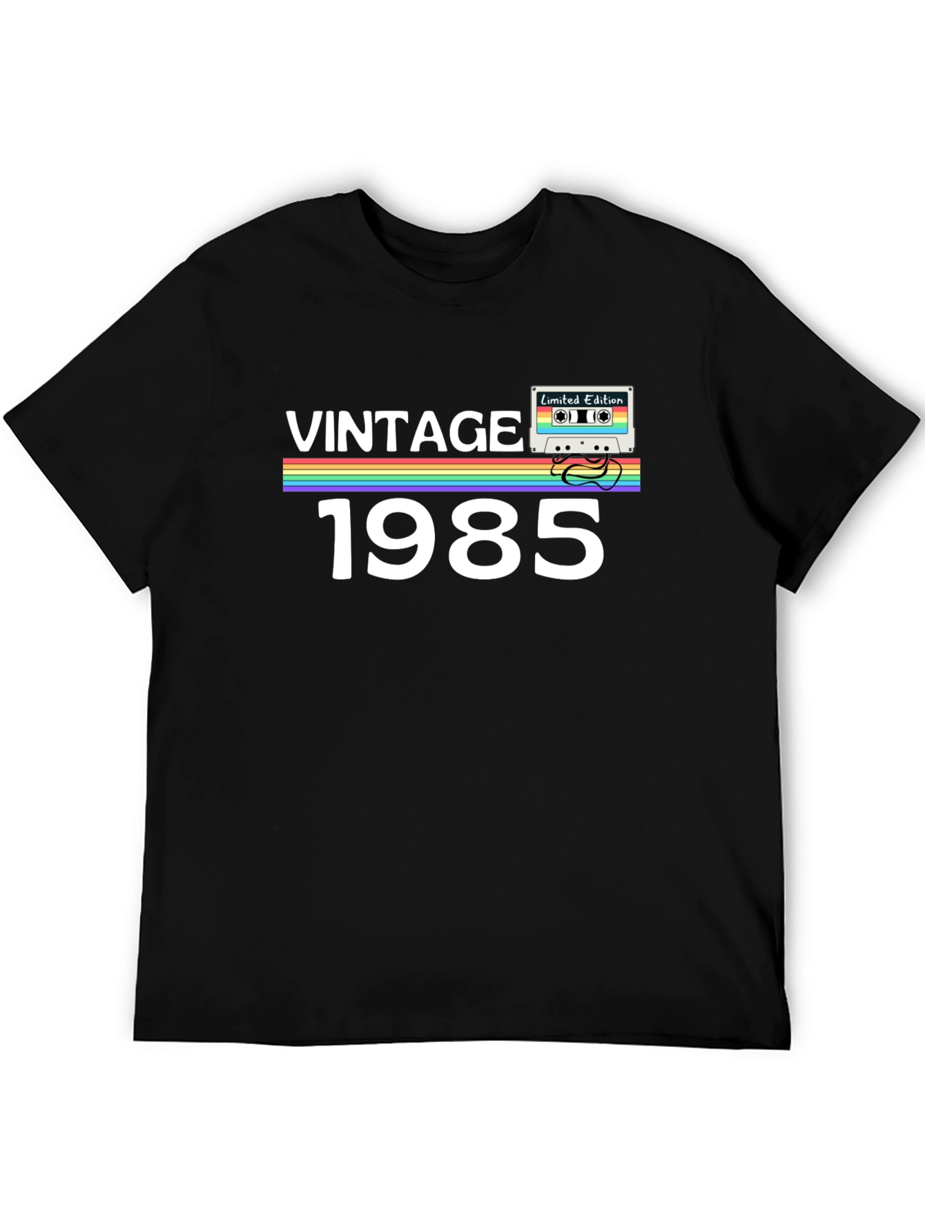 Vintage 1985 Cassette Tape T-Shirt - Retro Birthday Gift