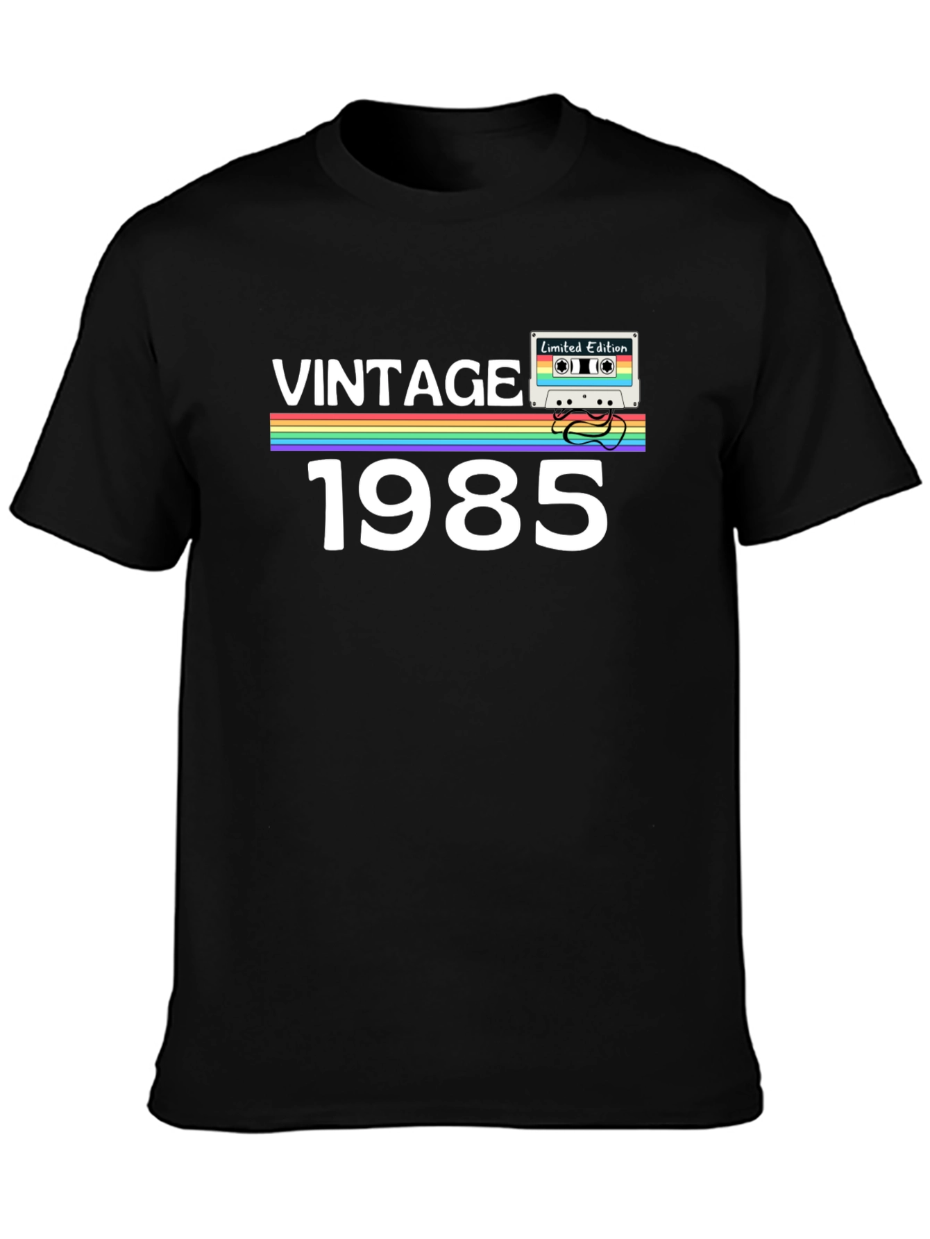 Vintage 1985 Cassette Tape T-Shirt - Retro Birthday Gift