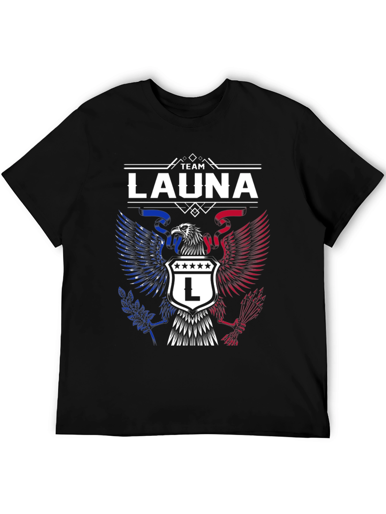 Team Launa Eagle Crest Graphic T-Shirt