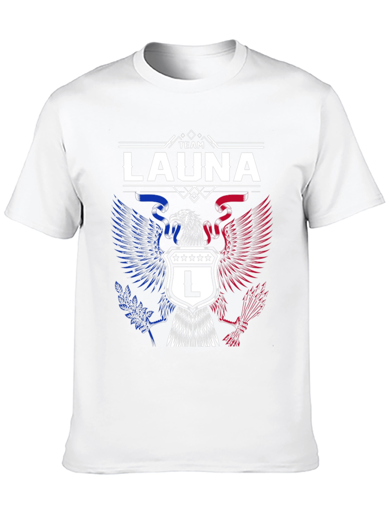 Team Launa Eagle Crest Graphic T-Shirt
