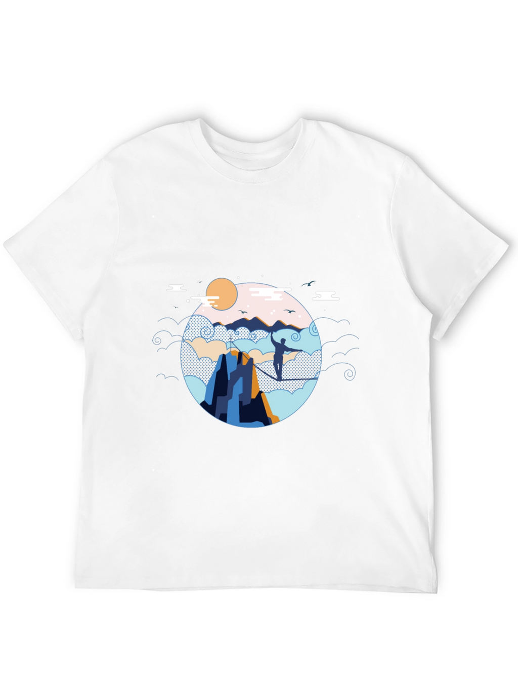 Mountain Walker Black T-Shirt Adventure Graphic Tee