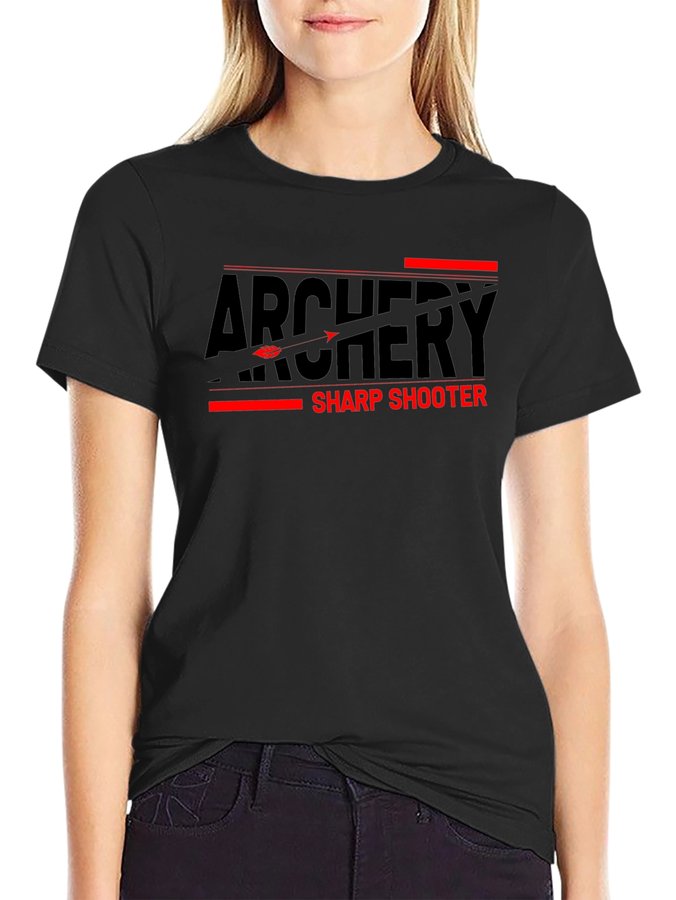 Archery Sharp Shooter Black T-Shirt