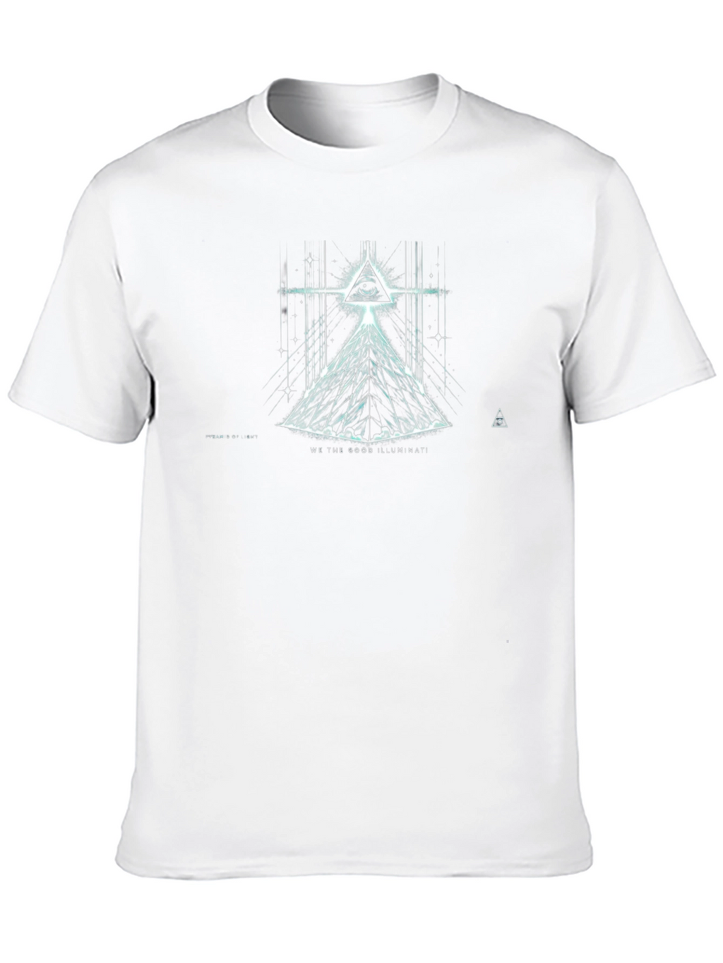 Illuminati Graphic Black T-Shirt