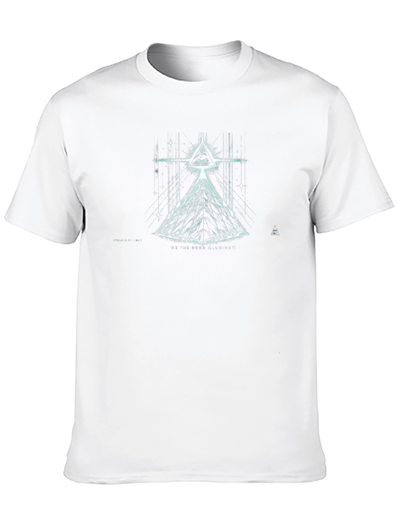 Illuminati Graphic Black T-Shirt