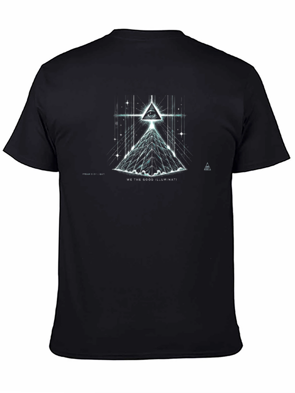 Illuminati Graphic Black T-Shirt
