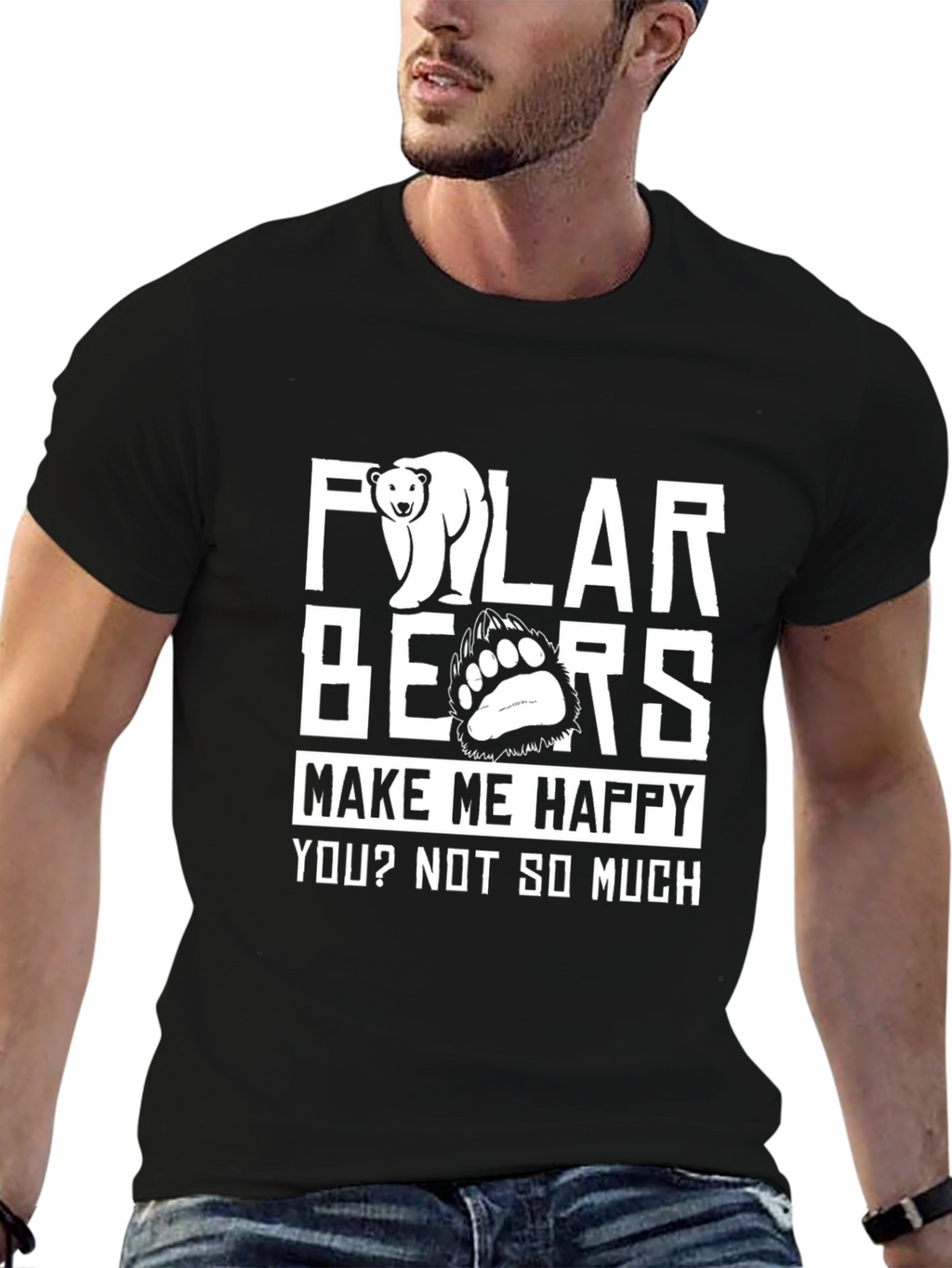Polar Bears Funny Graphic T-Shirt - Unisex