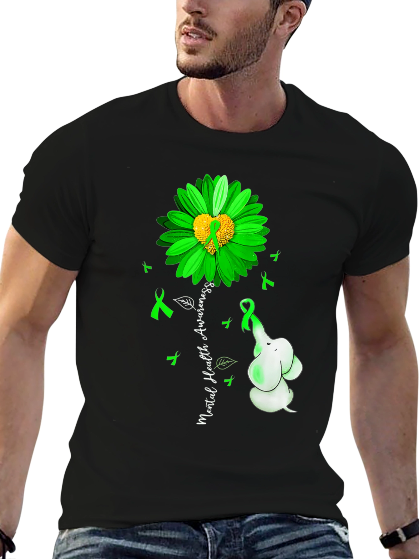 Mental Health Awareness Elephant T-Shirt