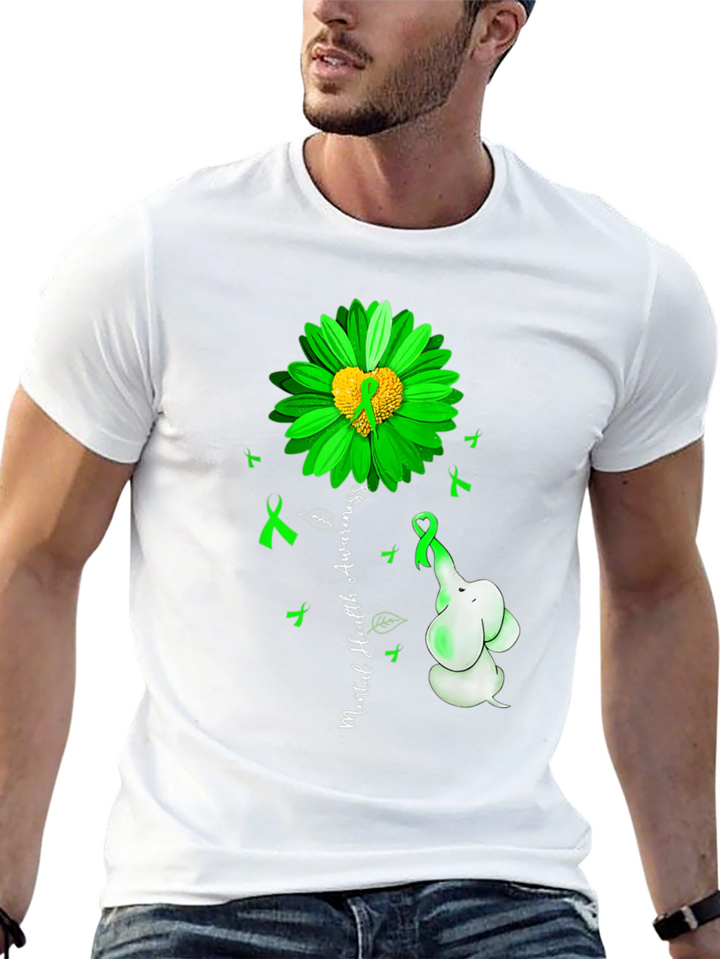 Mental Health Awareness Elephant T-Shirt