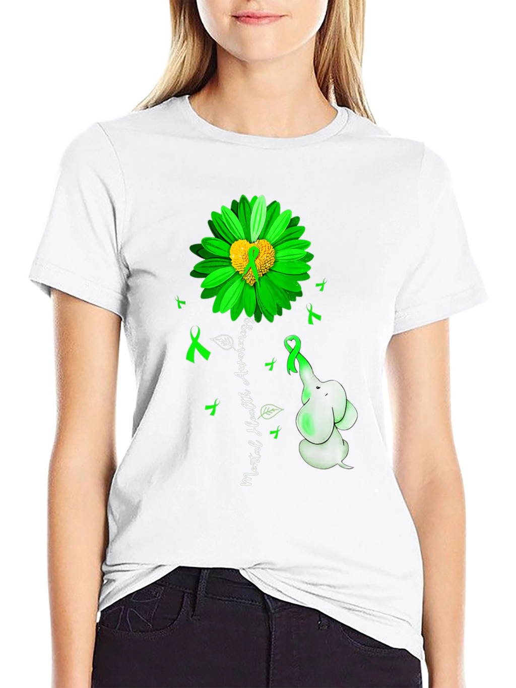 Mental Health Awareness Elephant T-Shirt