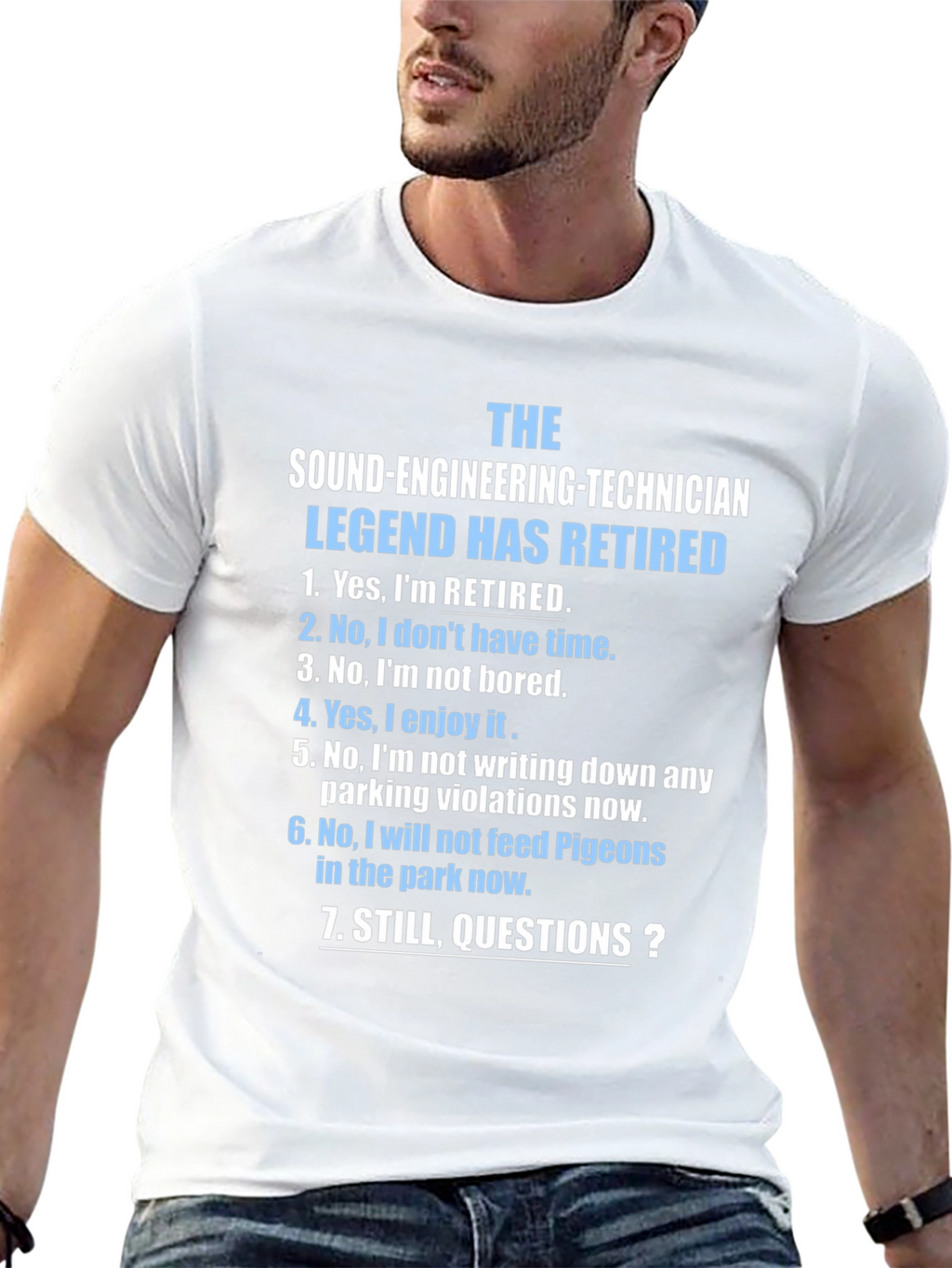 Retired Sound Engineering Technician T-Shirt