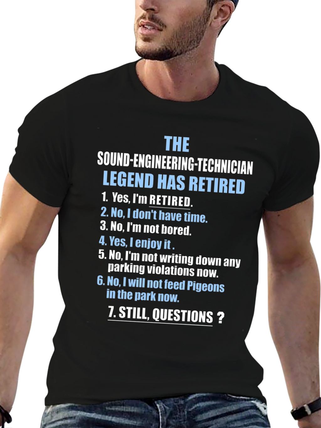 Retired Sound Engineering Technician T-Shirt