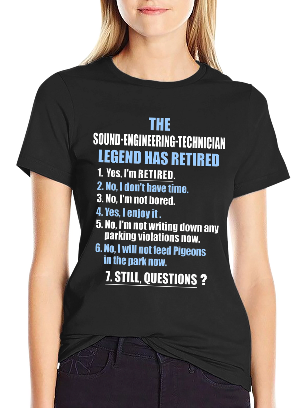 Retired Sound Engineering Technician T-Shirt