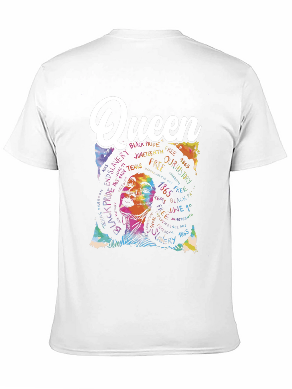 Black Queen Juneteenth Pride Graphic T-Shirt