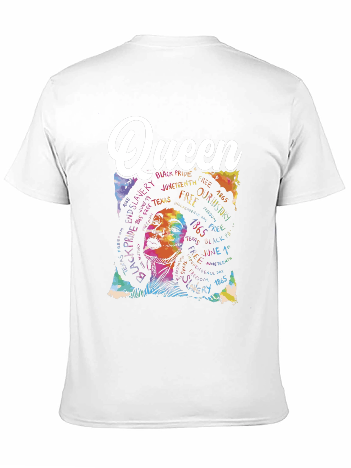 Black Queen Juneteenth Pride Graphic T-Shirt