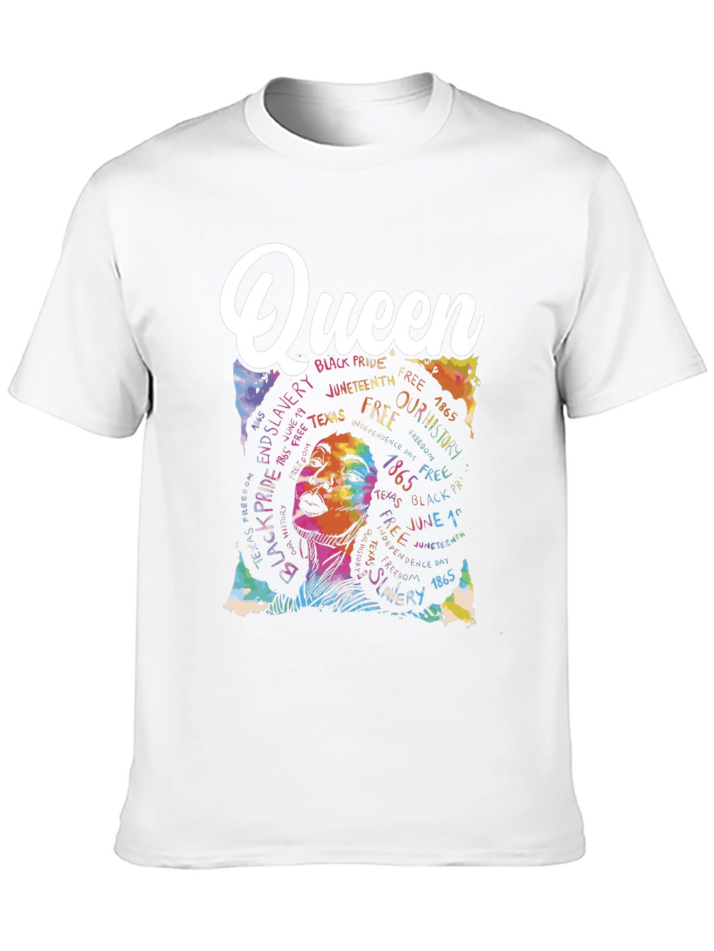 Black Queen Juneteenth Pride Graphic T-Shirt