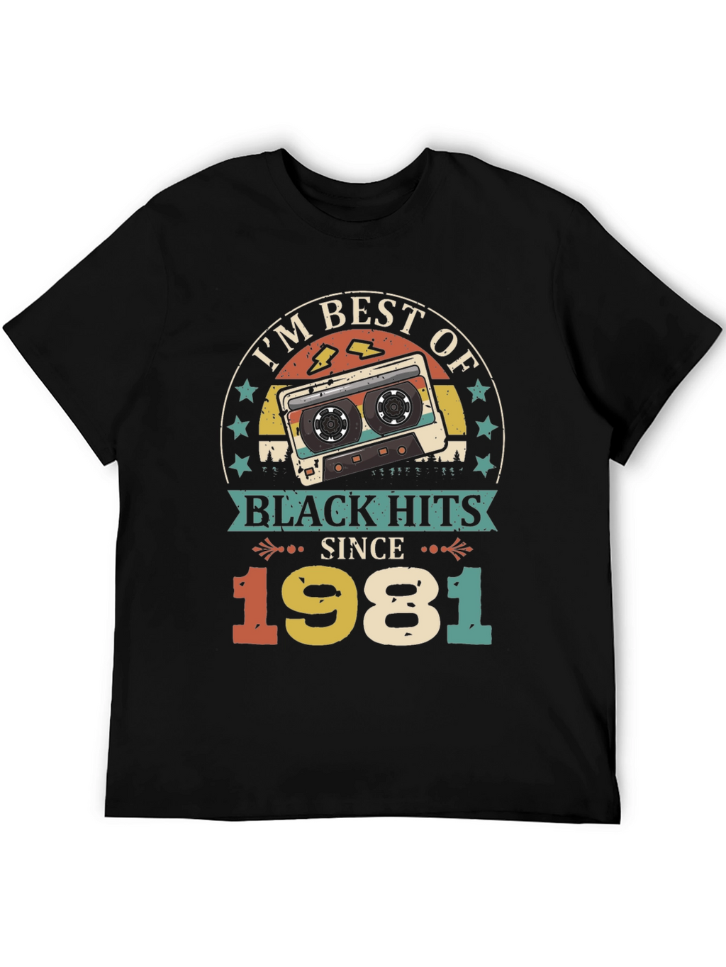 Best of Black Hits 1981 Cassette Graphic Tee