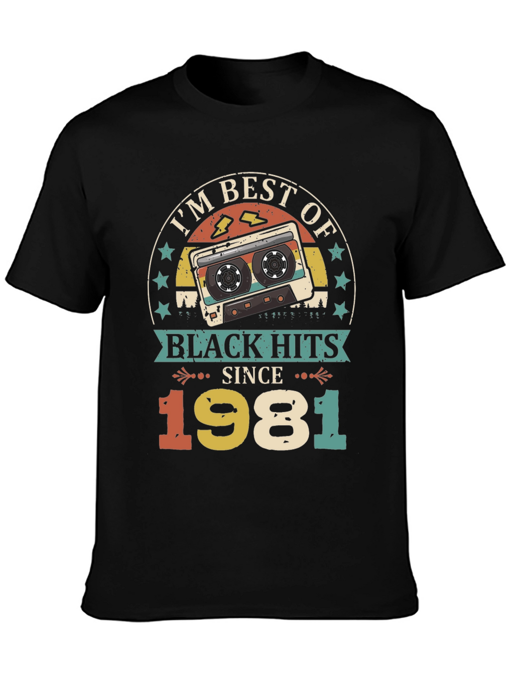 Best of Black Hits 1981 Cassette Graphic Tee