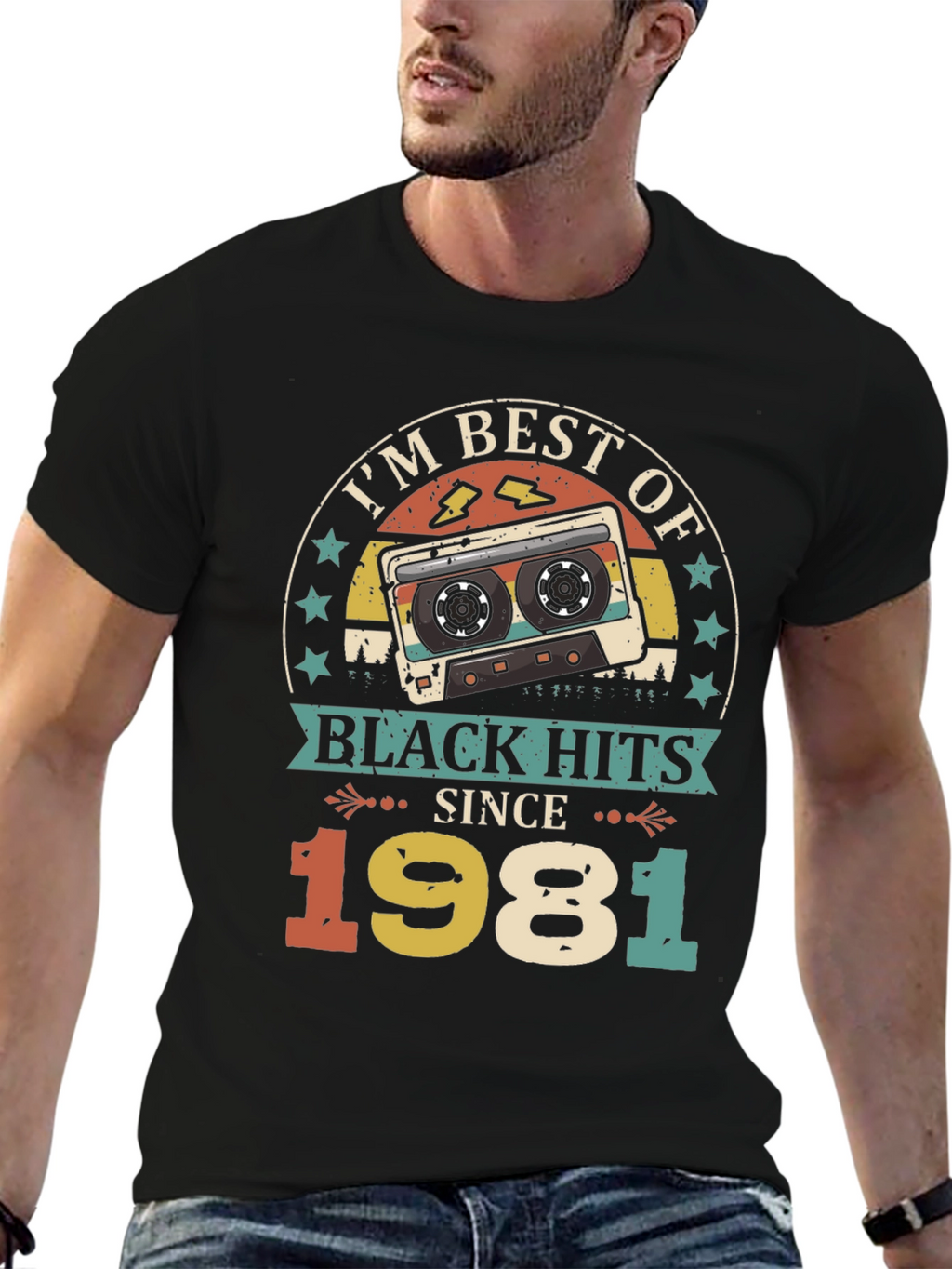 Best of Black Hits 1981 Cassette Graphic Tee