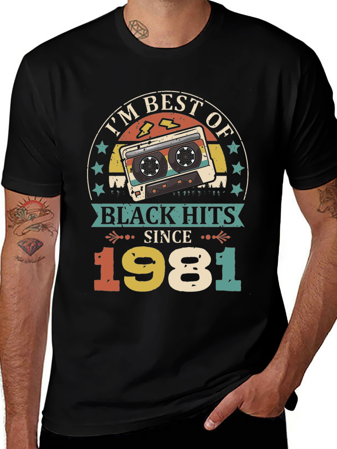 Best of Black Hits 1981 Cassette Graphic Tee