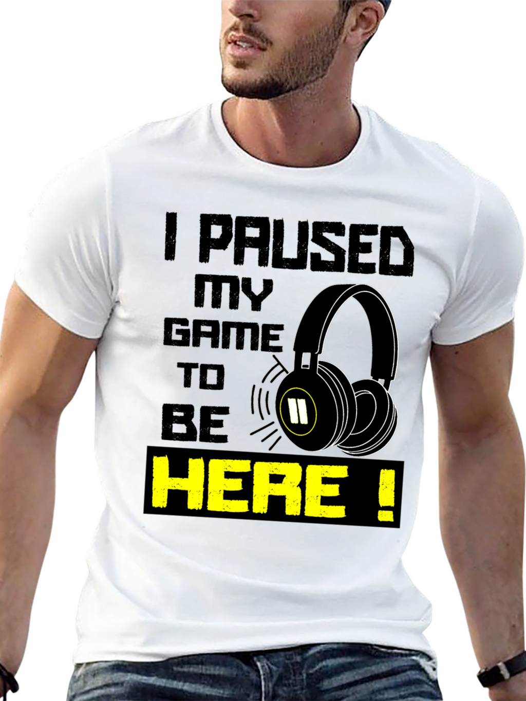 Gamer T-Shirt - I Paused My Game