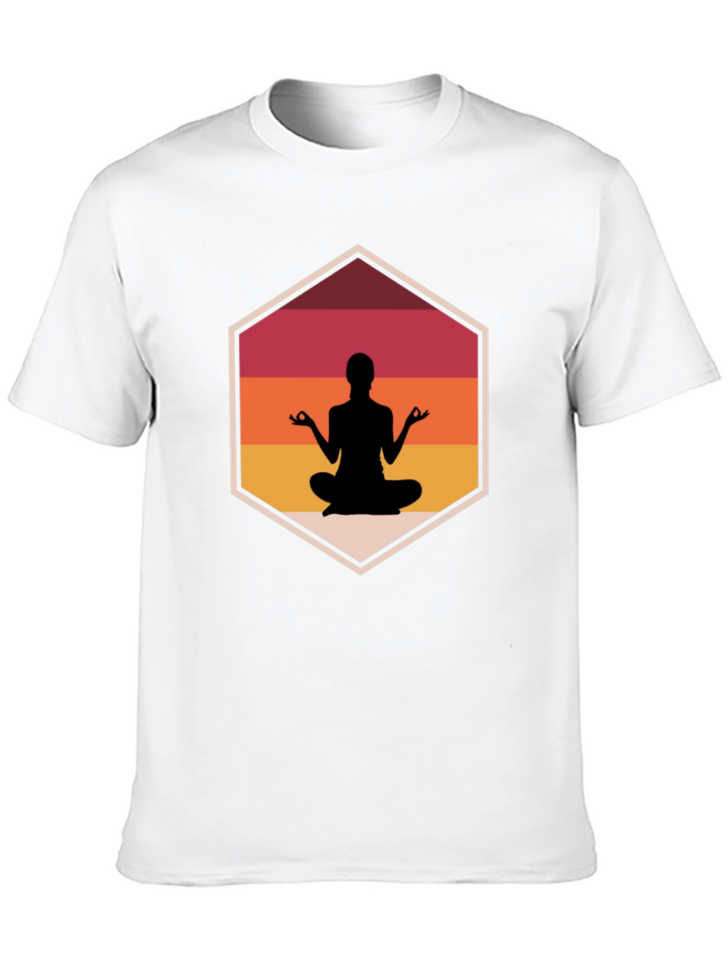 Zen Meditation Black T-Shirt