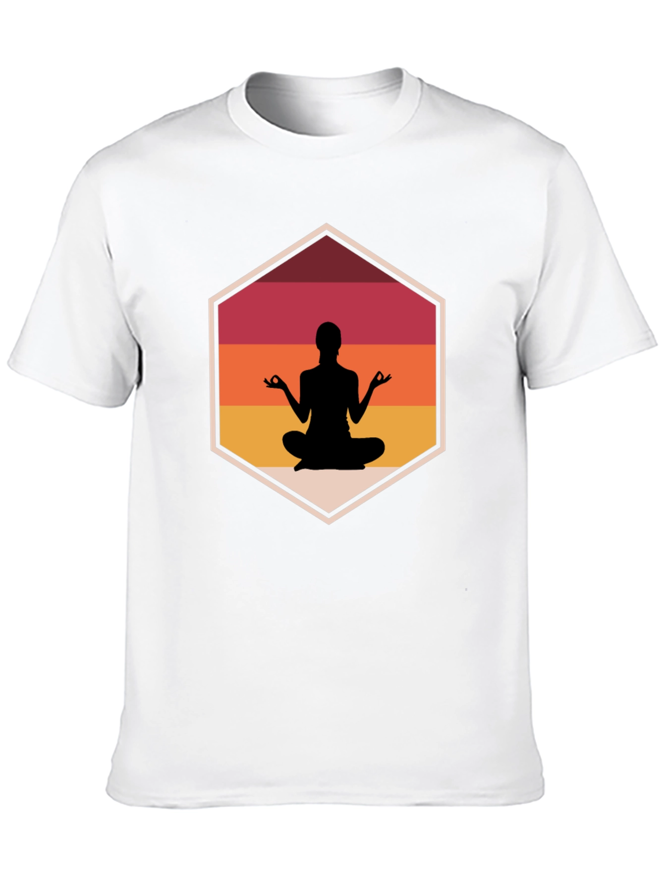 Zen Meditation Black T-Shirt