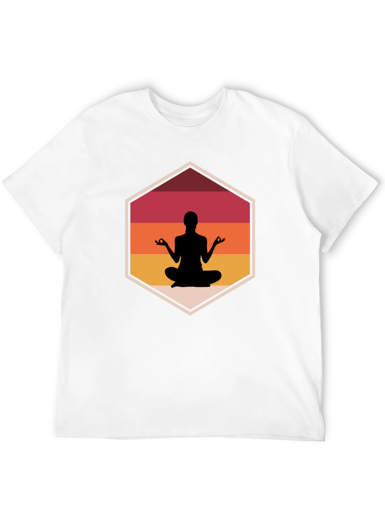 Zen Meditation Black T-Shirt