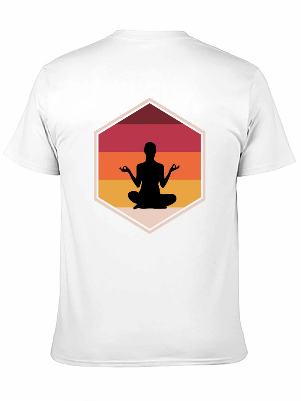 Zen Meditation Black T-Shirt