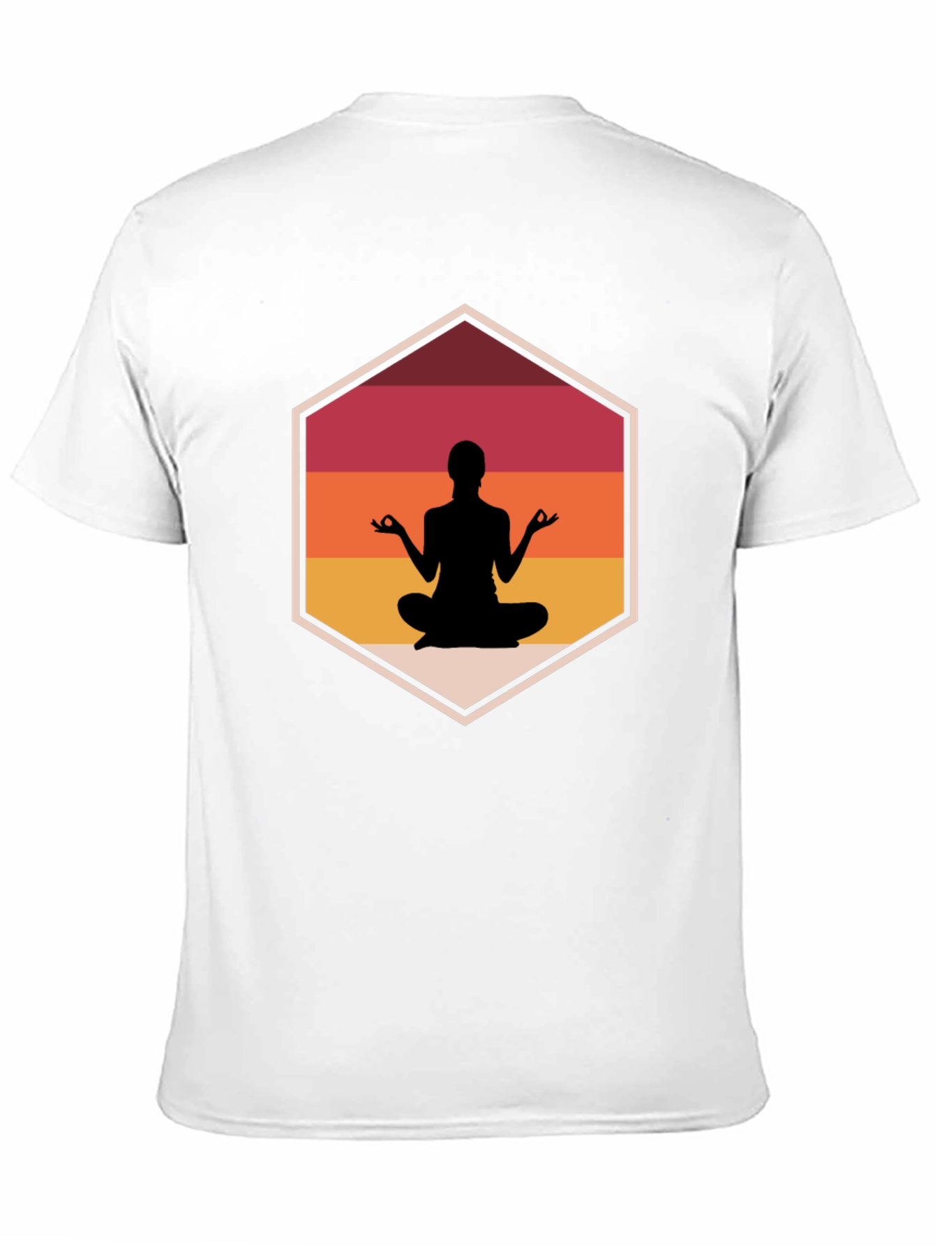 Zen Meditation Black T-Shirt