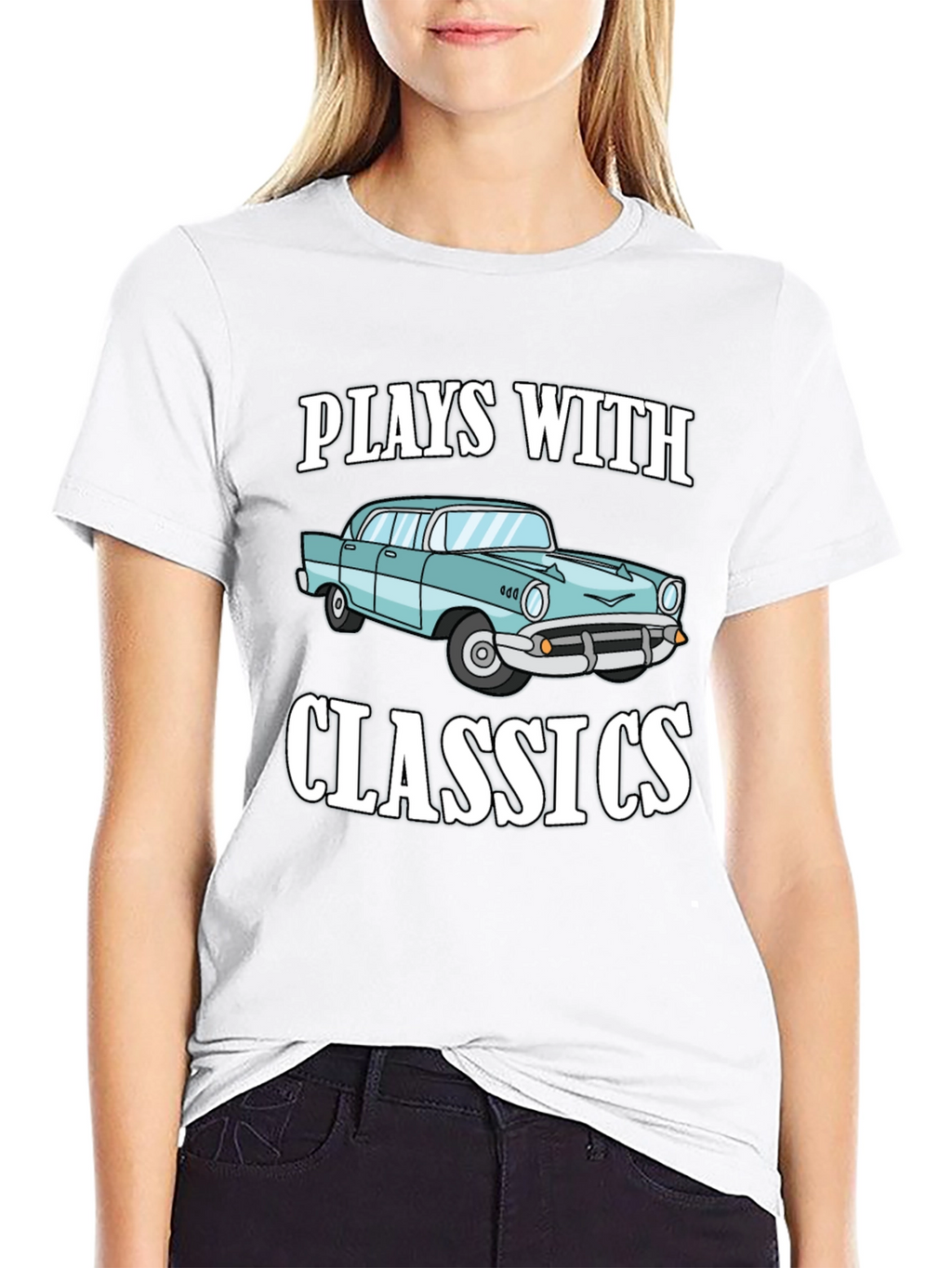 Plays with Classics Car Graphic T-Shirt