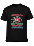 Get Vaccinated Apple Graphic T-Shirt