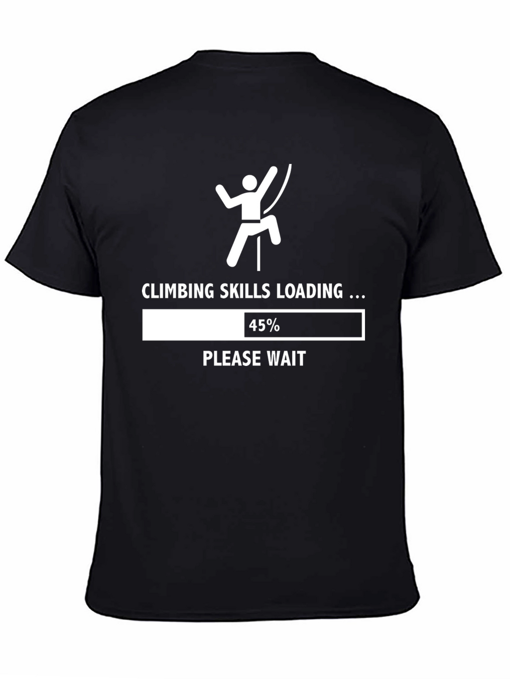 Climbing Skills Loading T-Shirt - Funny Rock Climbing Tee
